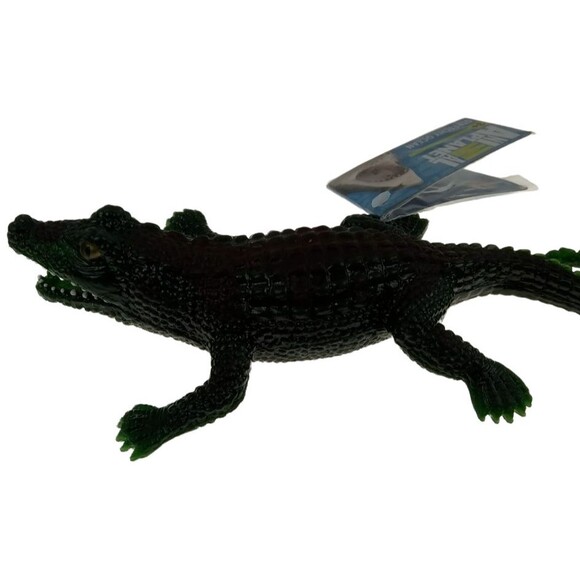 Crocodile Toy Major Life Like Stretchable Squishy Alligator Croc Toy Beaded Blip - Picture 9 of 13